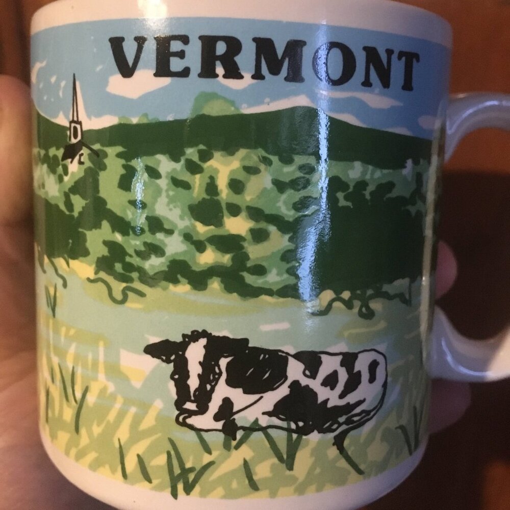 Hand Painted Vermont Mug